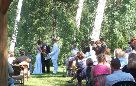 Outdoor Wedding Picture